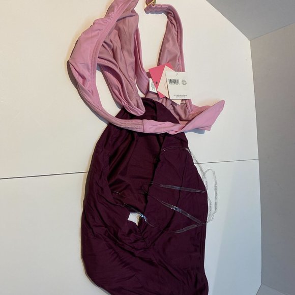 NWT Kate Spade Color-blocking Halter One Piece - Picture 4 of 9